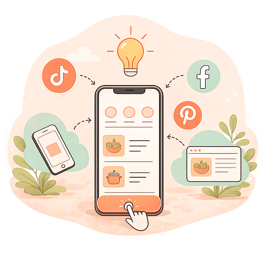 One-Click Recipe Import